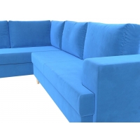 Угловой диван Сильвана велюр (голубой)  - Изображение 2